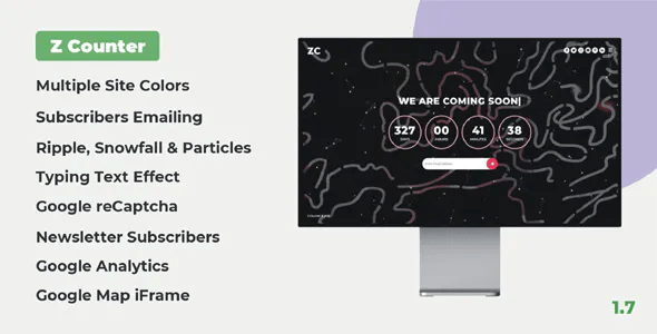 Z Counter - Coming Soon Countdown with Admin Panel